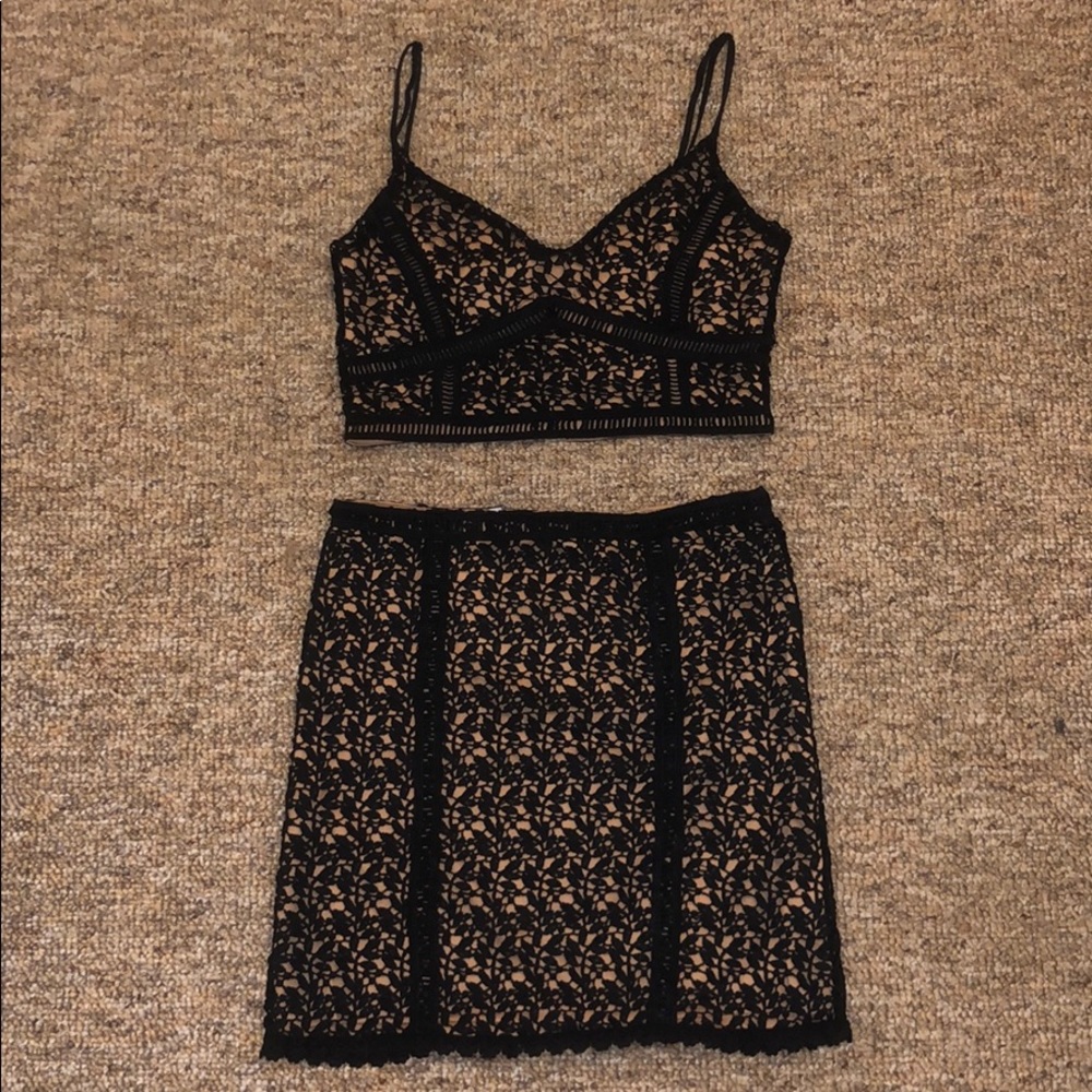 Black two-piece Dress